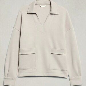 Banana Republic Scuba Patch Pocket Sweatshirt NWT